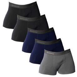 KIT 5 CUECAS BOX BOXER MICROFIBRA FORRO 100% ALGODÃO PLUS SIZE EXTRA GRANDE G1 G2 G3 G4
