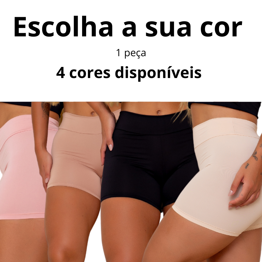 Short Anagua Segunda pele Curto Cintura Alta Short intimo Conforto Lingerie Feminina Sob Vestidos