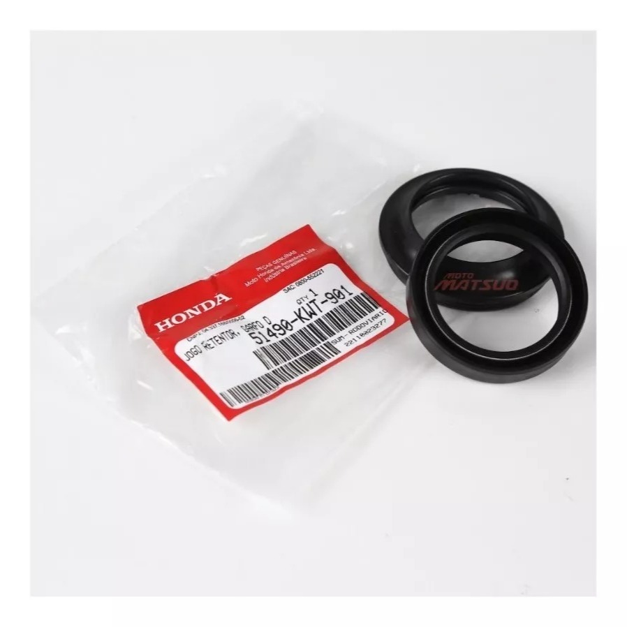 Retentor Bengala Com Guarda Pó Xre 300 2010 a 2025 CB300F 2023 a 2025 Original Honda
