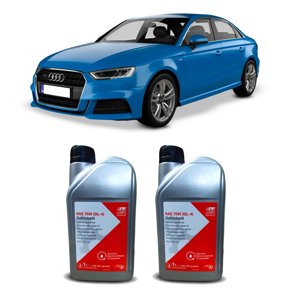 Kit Troca De Oleo Cambio Transmissão Mecanica Febi 21829 2 L Audi A3 1.4 16v 2013 a 2017