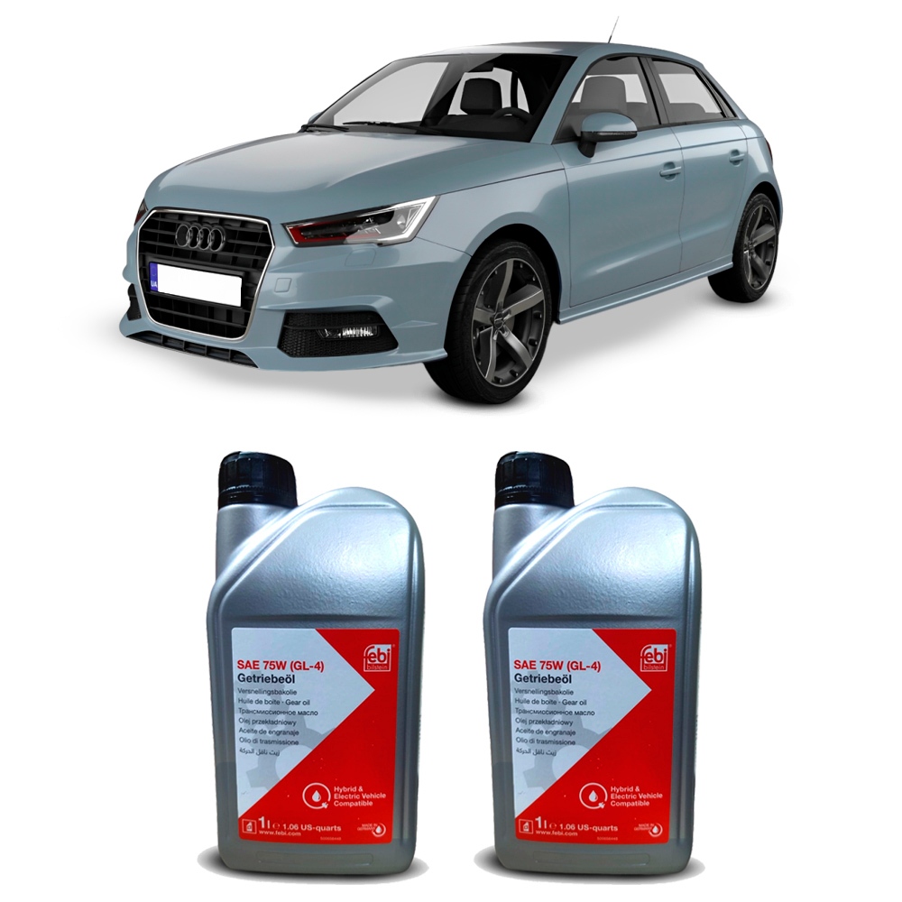 Kit Troca De Oleo Cambio Transmissão Mecanica Febi 21829 2 L Audi A1 1.8 16v 2016 a 2018