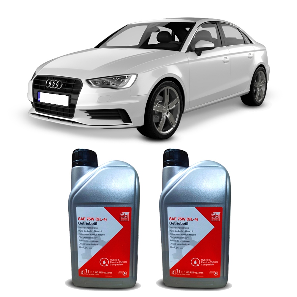 Kit Troca De Oleo Cambio Transmissão Mecanica Febi 21829 2 L Audi A3 1.8 16v 2012 a 2015