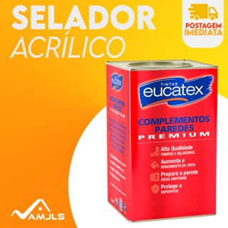 Selador Acrílico 16 Litros Branco Acabamento Fosco Eucatex em Oferta na Shopee