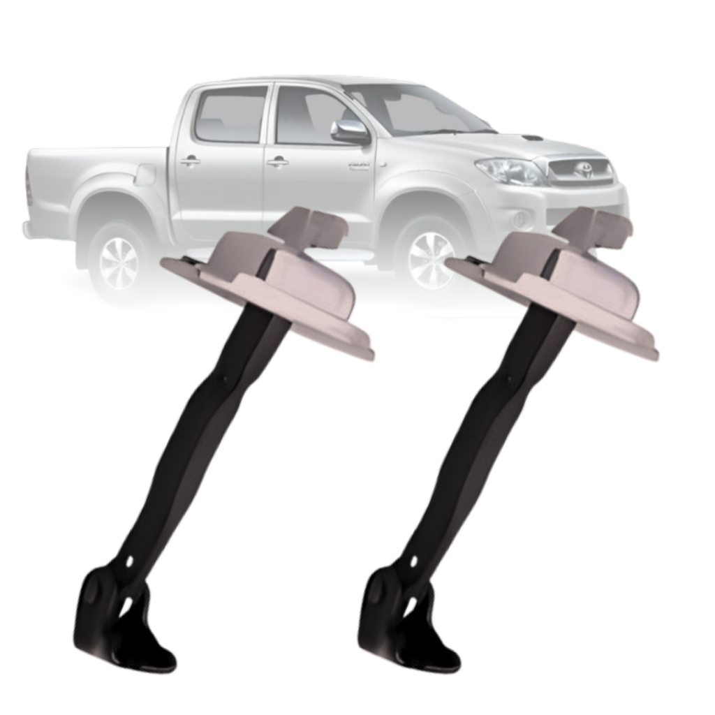 2 Peças Par Limitador Traseiro Limitador De Porta Hilux 2005 2008 2009 2010 Carro Substituição Prata