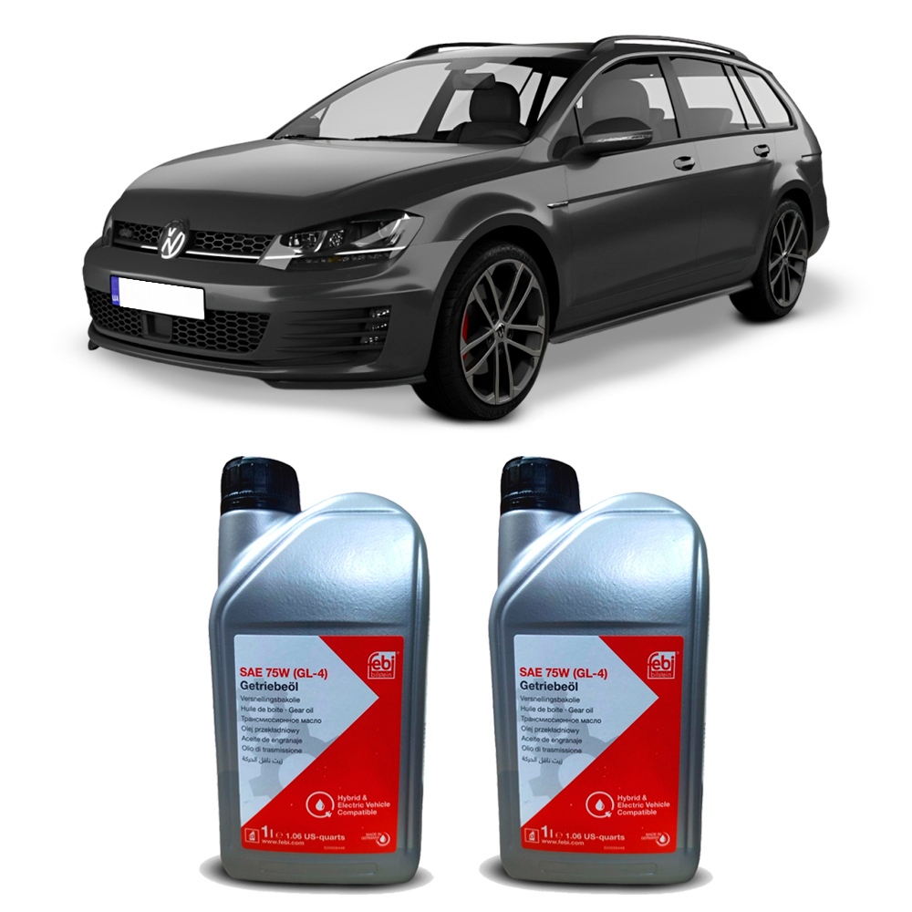 Kit Troca De Oleo Cambio Transmissão Mecanica Febi 21829 2 L Volkswagen Golf Variant 1.4 16v 2014 a 2016
