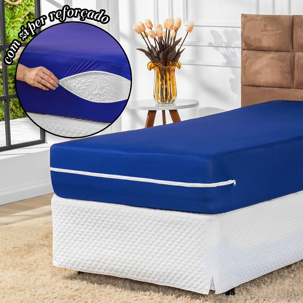 Capa Para Colchão Malha Gel Solteiro em Oferta na Shopee