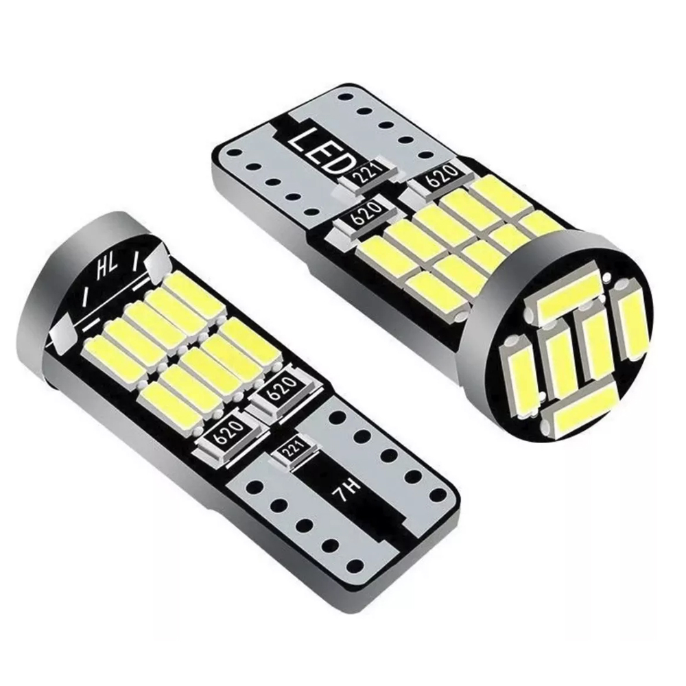 Kit super Led T10 Universal Super branca 5w 6000k Farol Interno Luz de placa Teto interna