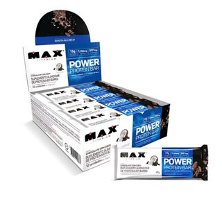 Power Protein Bar Max Titanium Chocolate Com Coco 12un De 41g em Oferta na Shopee