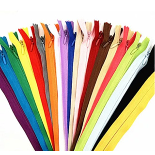 Zíper de Nylon Invisível - CORES SORTIDAS - KIT C/ 20 Unid. em Oferta na Shopee