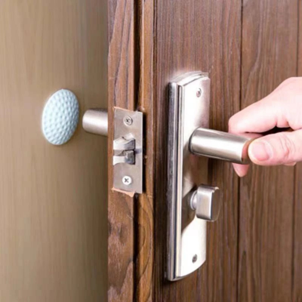 Kit 5 Amortecedores de Impacto para Porta | Protetor de Parede Discreto