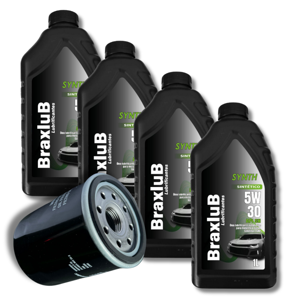 KIT 4 LITROS OLEO SINTÉTICO 5W30 + TO1702 LINHA GM