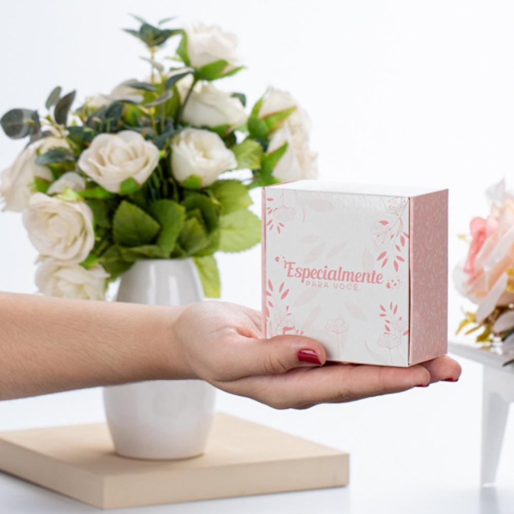 Caixa Para Lembrancinhas Dia Da Mulher | Coleção Especialmente Para Você (10 unidades) em Oferta na Shopee