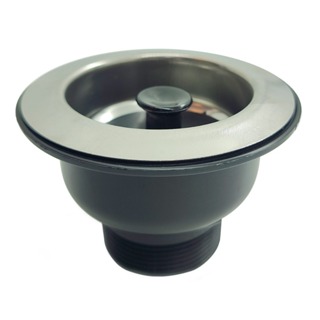 Valvula Escoamento Inox 3.1/2 Puxador Preto p/Tanque e Mictorio em Oferta na Shopee