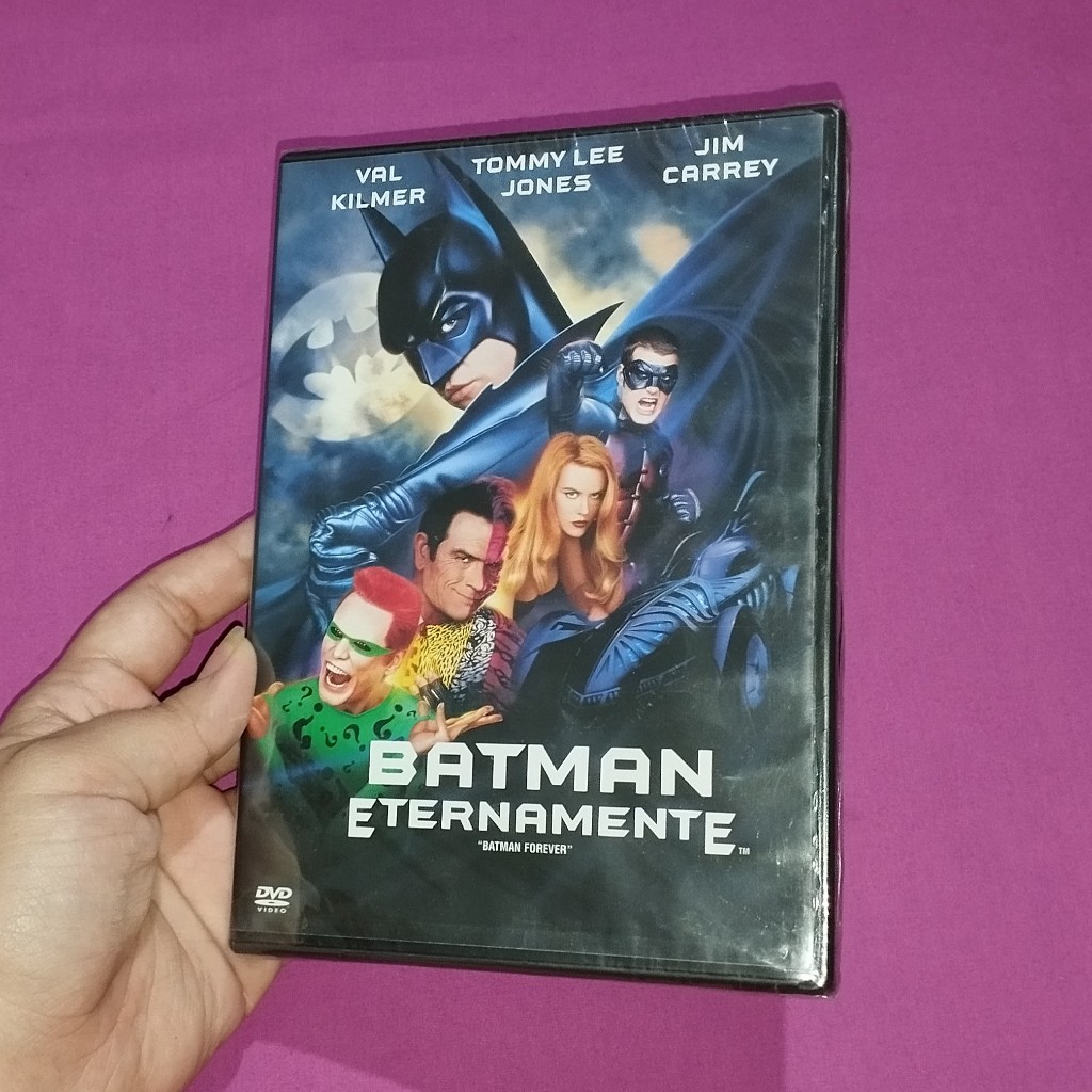 DVD - Batman Eternamente (LACRADO - NOVO - warner bros - filme herói - jim carrey - legendado)