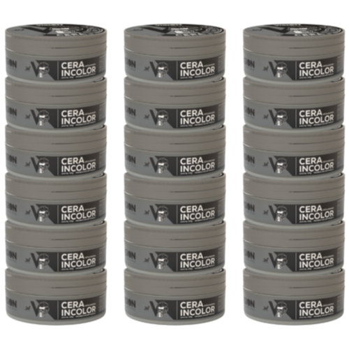 Kit 18 Cera Pomada Modeladora Incolor Vision Barber Shop 130g Barba Cabelo Bigode - Incolor