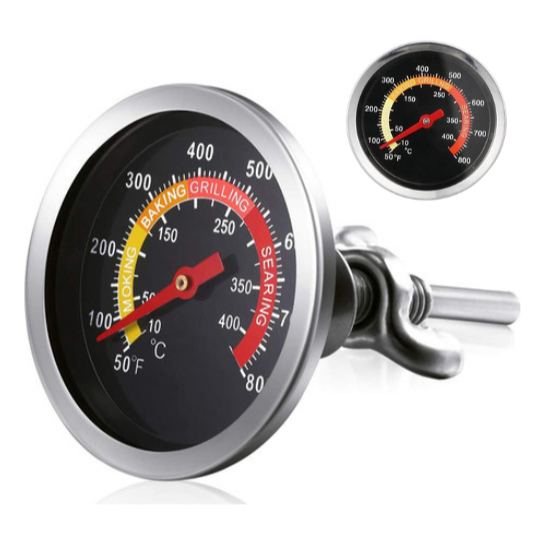 Termômetro Churrasqueira Bafo Forno Pizza Defumador Lenha Smoker em Oferta na Shopee