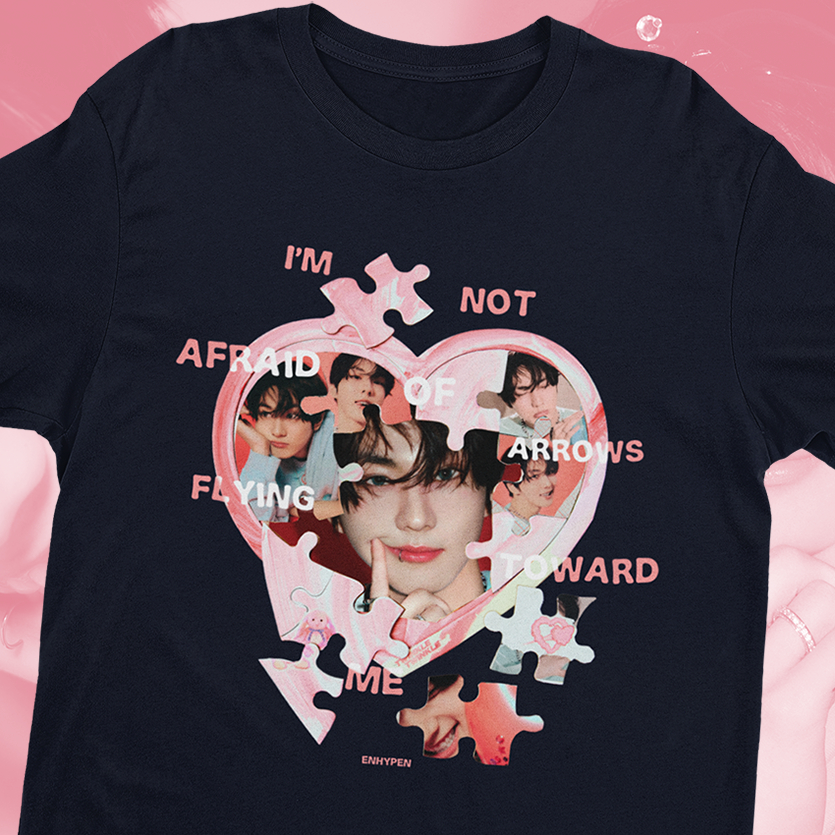 Camiseta Enhypen Jungwon Romance Untold - 100% algodão