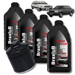 KIT TROCA DE OLEO 20W50 COM FILTRO ( GOL,VOYAGE QUADRADO)