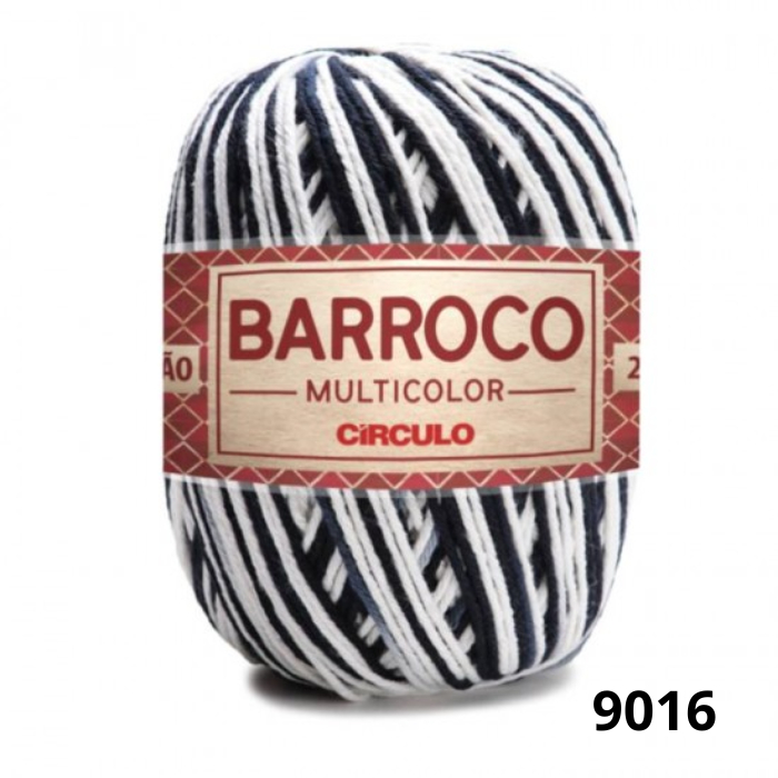 Barbante Barroco Multicolor Círculo N6 400g 452mts Fio 6 Cores - Envio Imediato