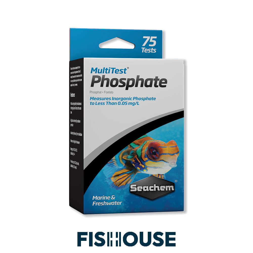 Teste de água salgada/marinho (Teste de fosfato) - Multitest: Phosphate - Seachem