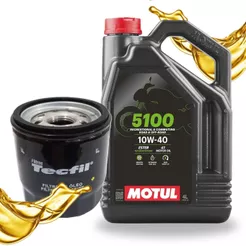 Troca de Óleo Suzuki Bandit 650 Bandit 1200 Gsx Gsx-r Gsx-S 4 Litros Motul 10w40 + Filtro