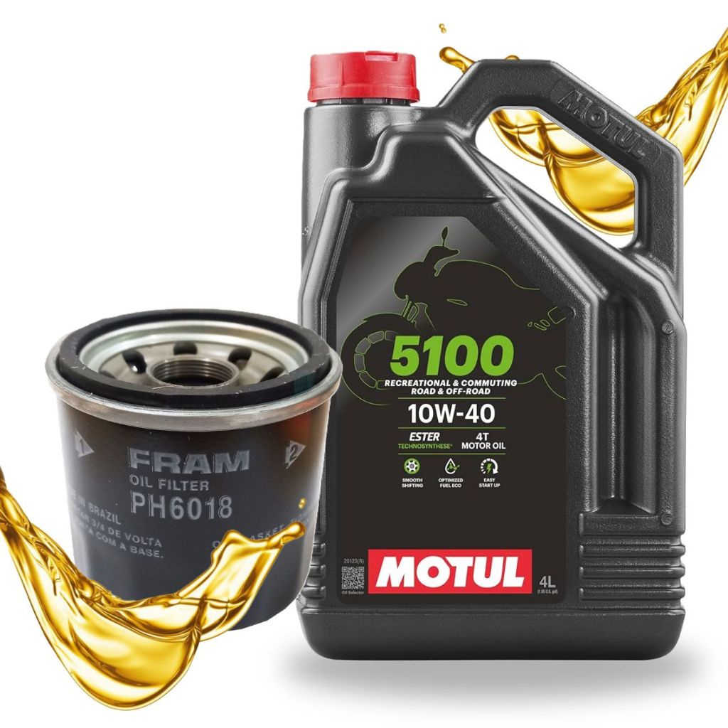 Kit Troca de Óleo para Suzuki Srad / VStrom / Bandit / Gsx Motul 10w40 + Filtro em Oferta na Shopee