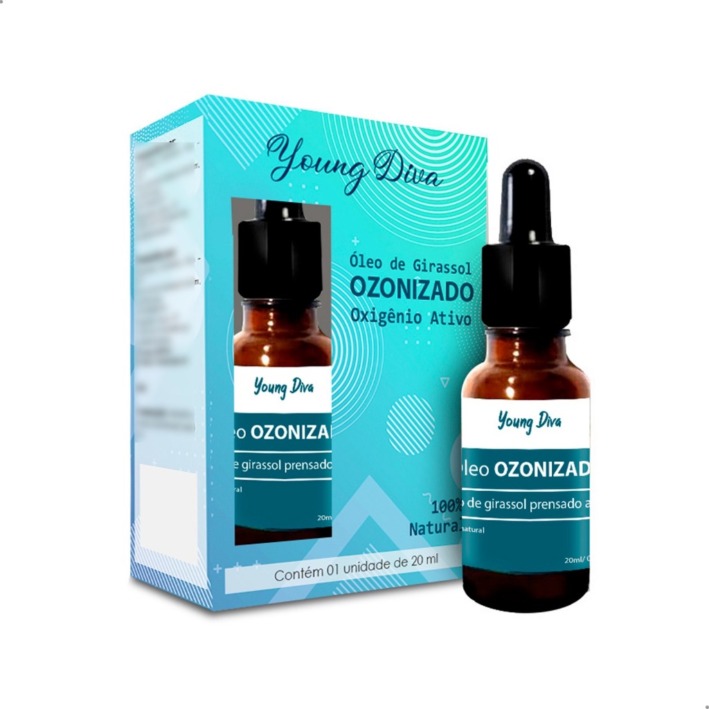 Óleo De Girassol Ozonizado Ozônio Ativo 100% Vegetal Concentrado Para Acnes e Espinhas E Mais!