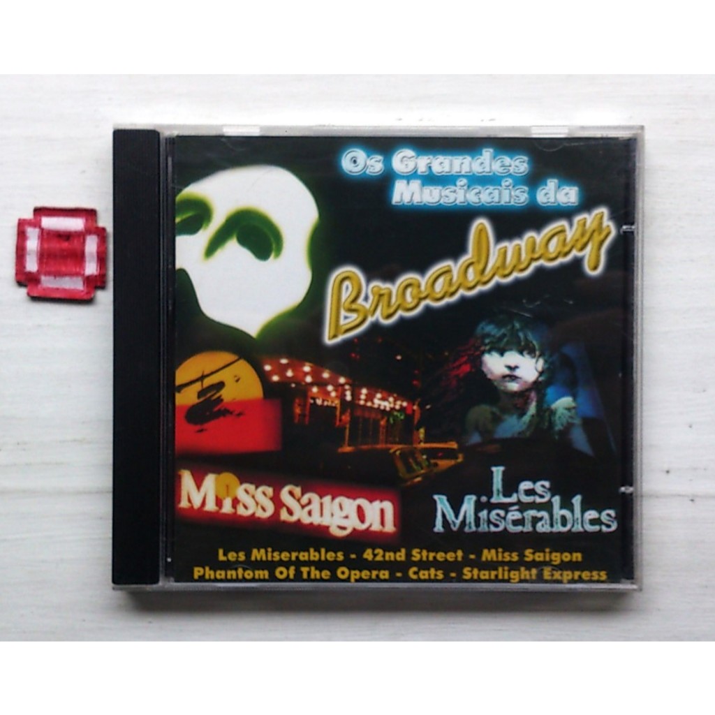Cd Os Grandes Musicais da Broadway - Miss Siagon Les Misérables