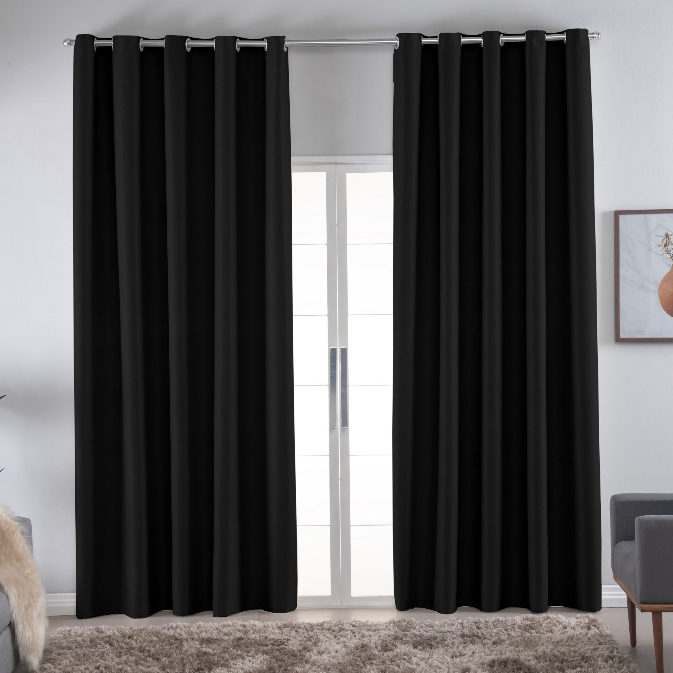 Cortina Blackout Sala e Quarto em Tecido Blecaute Corta Luz Premium