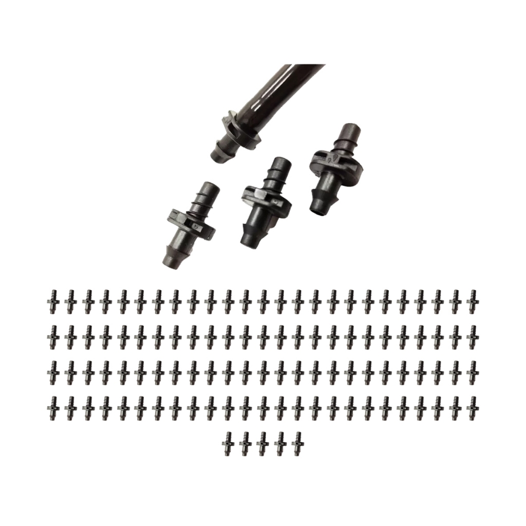 Conector Ad Microtubo Netafim 100 Unidades Irrigação conector para microtubo
