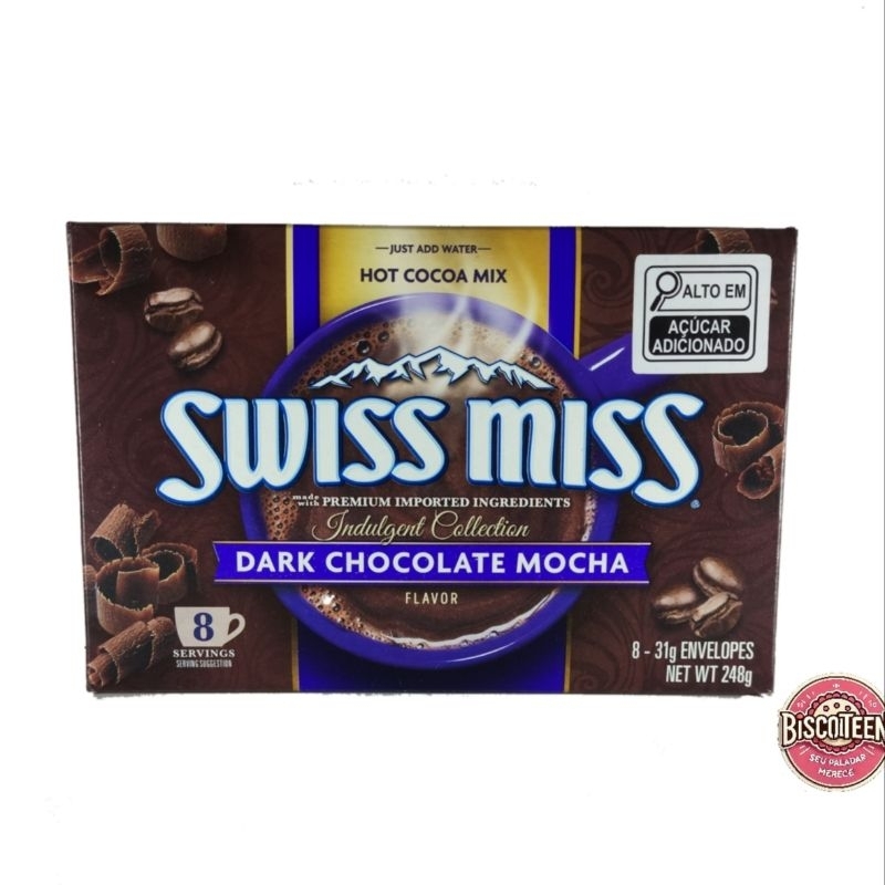 Chocolate Quente Swiss Miss Dark Chocolate Mocha 248g - importado do Estados Unidos