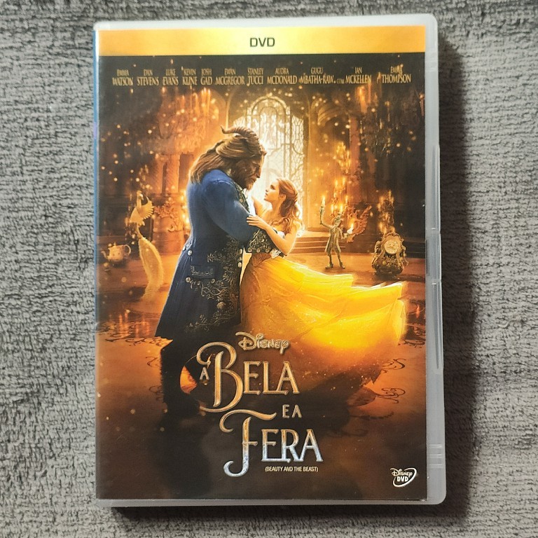 DVD A Bela e a Fera - Disney (Emma Watson, Dan Stevens)