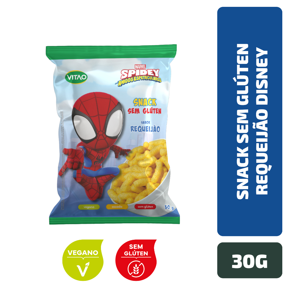 Snack Requeijão Sem Glúten Disney 30 g em Oferta na Shopee