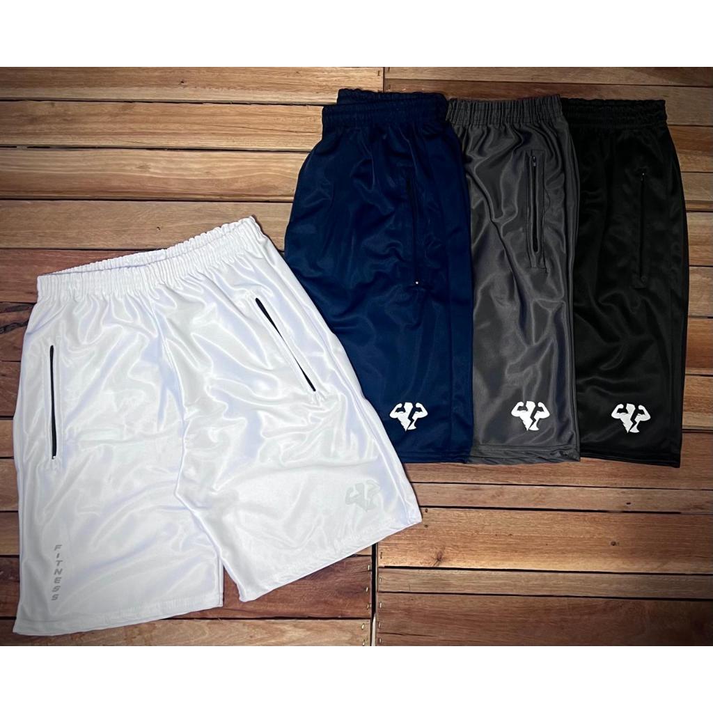 KIT 4 BERMUDAS Dri Fit Masculinos Para Academia Futebol Caminhada E Ginastica