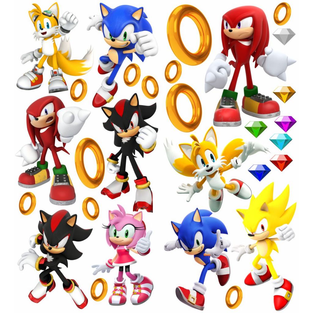 Adesivo Decorativo Parede Sonic (cod.adsq25) em Oferta na Shopee