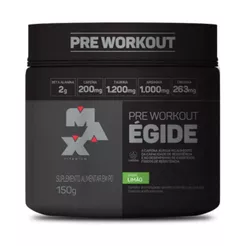 Pré Treino Max Titanium Égide Sabor Limão Pote Com 150g