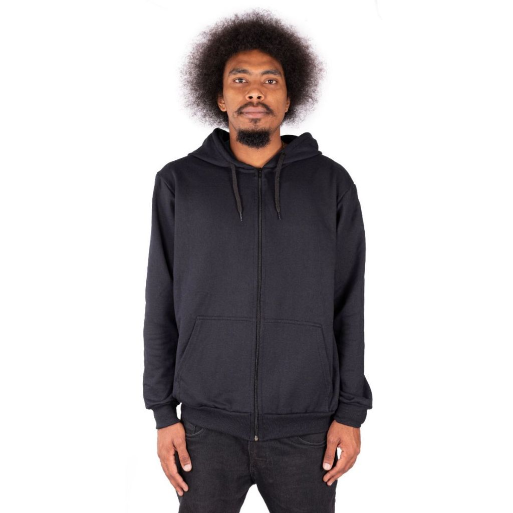 Jaqueta Moletom Com Zíper Masculino Feminino Liso e Estampado 2 Bolsos Confortável e Estiloso