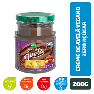 Creme De Avelã Vegano Zero Açúcar Vitao 200G