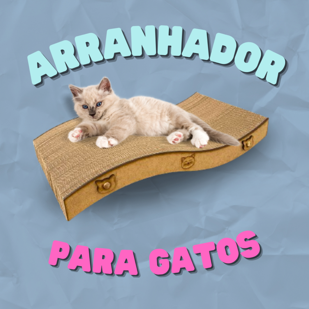 Arranhador Para Gatos De Papelão E Mdf Anatômico
