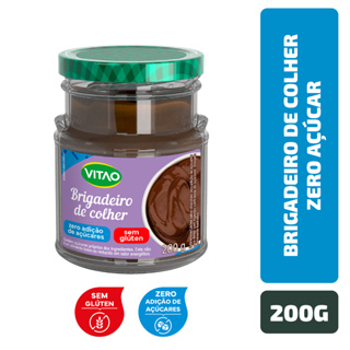 Brigadeiro De Colher Zero Açúcar Vitao 200 g em Oferta na Shopee