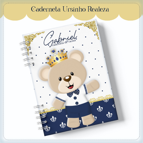 Caderneta de Saúde/Vacinação Personalizada capa dura