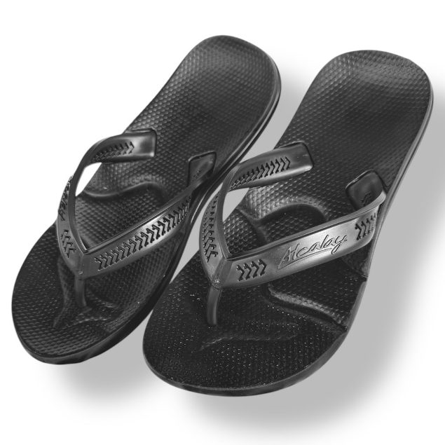 chinelo alcalay preto unissex ultra leve antiderrapante confortável anatômico