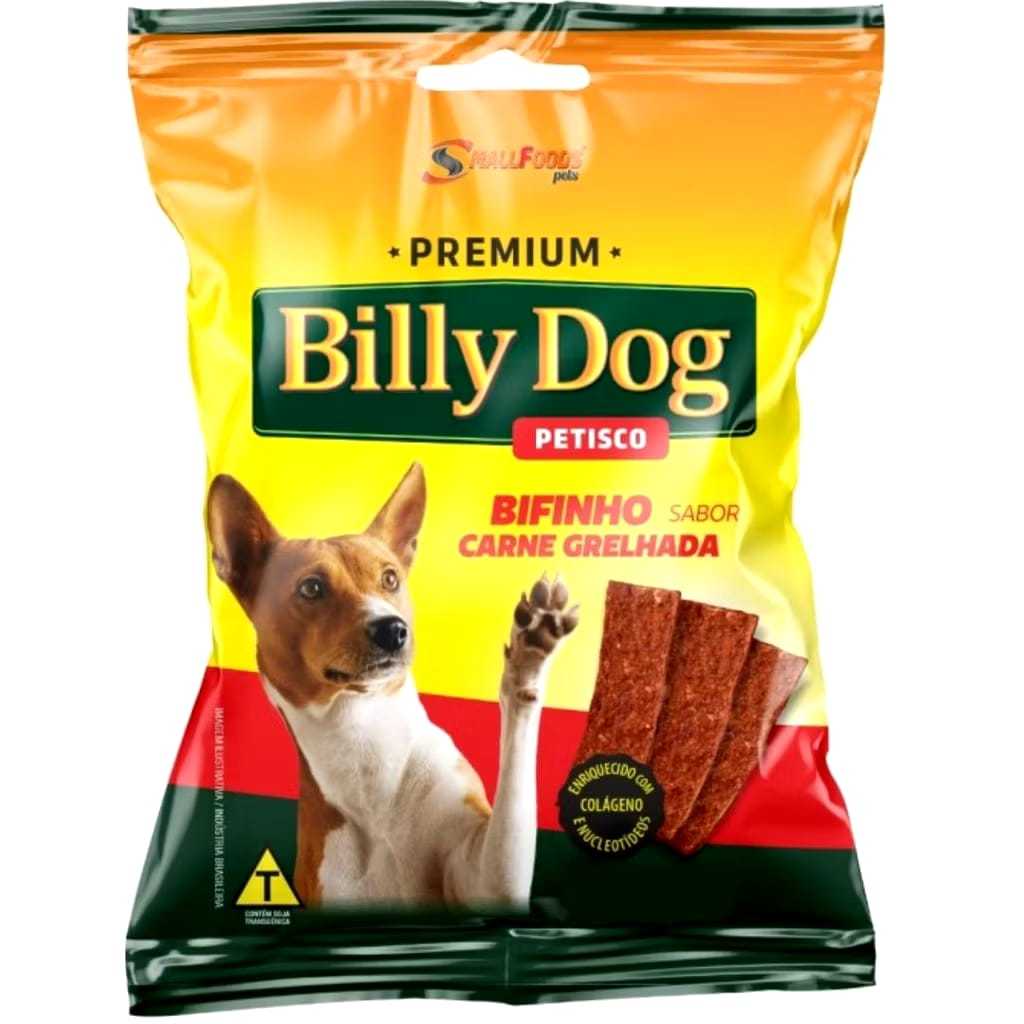 BIFINHO PARA CÃES BILLY DOG SABOR CARNE GRELHADA 65G