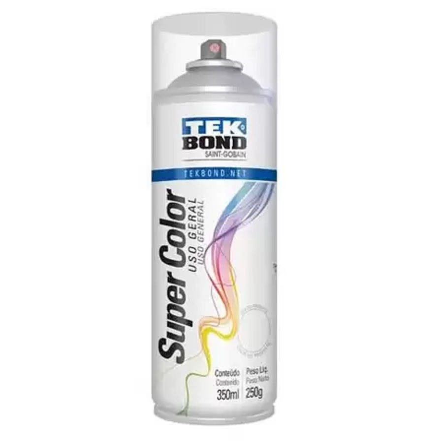 Verniz Spray Brilhante Tekbond Super Color 350ml Versátil Protege Acabamento Brilhoso em Oferta na Shopee