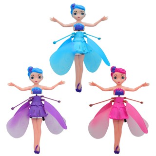 Brinquedo Boneca Fada Que Voa De Verdade Com Sensor Mão Luz Indução Infravermelho fada Asa Mágicas em Oferta na Shopee