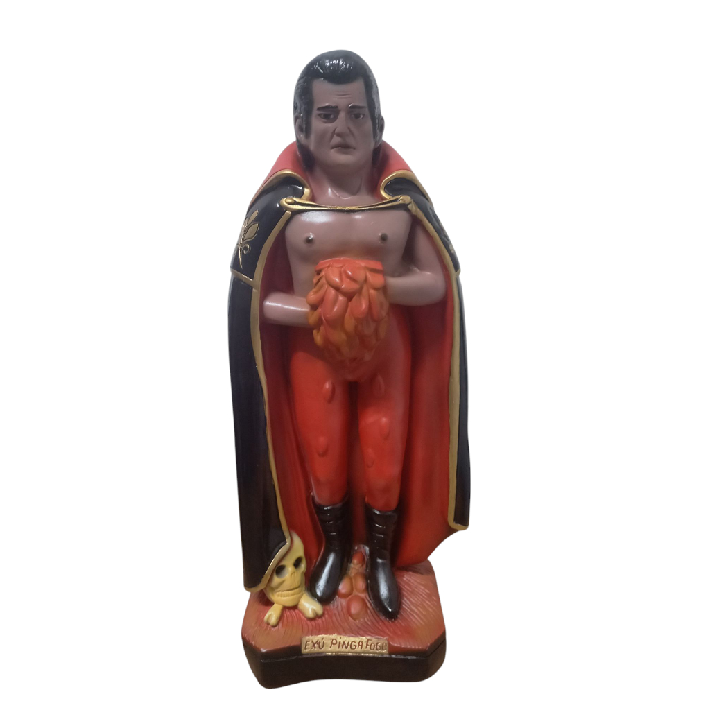 Exu Pinga Fogo De 40CM- ESCULTURAS DE UMBANDA E CANDOMBLÉ
