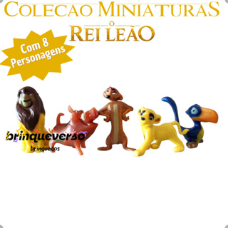 Coleção Especial Rei Leão Miniatura. Kit com 8 Miniaturas Personagens diferentes. Brinquedo barato em Oferta na Shopee