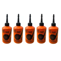 Kit Com 5x Oléo Grafitado Lubrificante Corrente Transmissão Relação Moto Bike