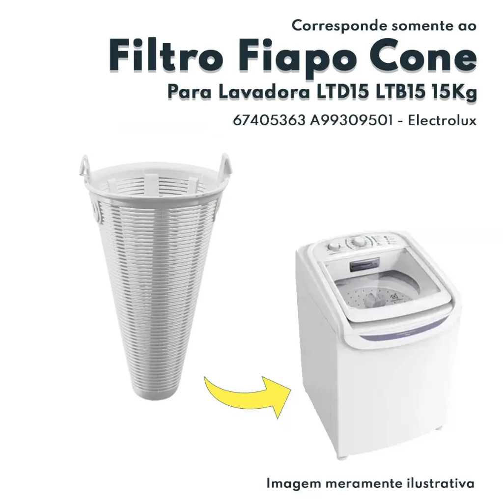 Filtro Fiapos Electrolux Original Ltd15 Lst12 Lbu15 Ltd16 Ltm16 Ltp16 A99309501