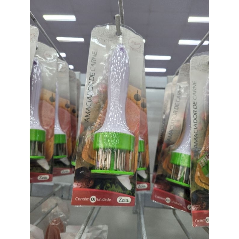 Amaciador De Carne Batedor E Furador Micro Furos Aço inox